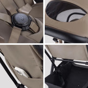 Silver Cross Nia Compact Stroller - Champagne