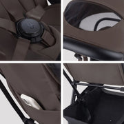 Silver Cross Nia Compact Stroller - Chocolate - OPEN BOX