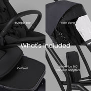 Silver Cross Nia Compact Stroller - Onyx