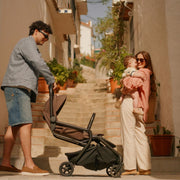 Silver Cross Nia Stroller with Carrycot - Champagne