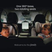 Silver Cross Plus 360 Car Seat Bundle - Iconic Black
