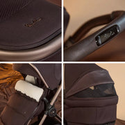 Silver Cross Reef 2 Special Edition Travel System Ultimate 360 Family Car Seat Bundle (12 piece) - Ganache