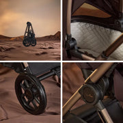 Silver Cross Reef 2 Special Edition Travel System Ultimate 360 Family Car Seat Bundle (12 piece) - Ganache