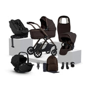 Silver Cross Reef 2 Special Edition Travel System Ultimate 360 Family Car Seat Bundle (12 piece) - Ganache