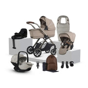 Silver Cross Reef 2 Special Edition Travel System Ultimate 360 Infant Carrier Bundle (11 piece) - Frappe