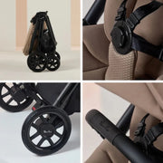 Silver Cross Reef 2 Travel System Ultimate 360 Family Car Seat Bundle (12 piece) - Mocha