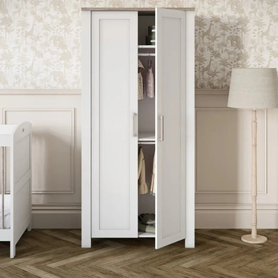 Silver Cross Valencia Wardrobe - White