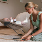 Silver Cross Nest & Nurture Highchair + Bouncer Bundle - Biscuit