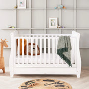 Stella Sleigh Drop Side Cot Bed