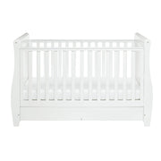 Stella Sleigh Drop Side Cot Bed