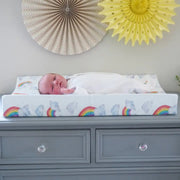 The Gilded Bird Luxury Wedge Changing Mat - Rainbow