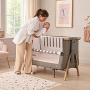 Tutti Bambini CoZee XL Complete Birth to 4+ Years Package - Oak/Charcoal