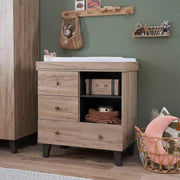 Tutti Bambini Como Room Set Distressed Oak / Slate Grey