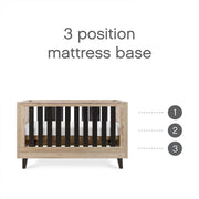 Tutti Bambini Como Room Set Distressed Oak / Slate Grey