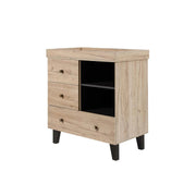 Tutti Bambini Como Room Set Distressed Oak / Slate Grey