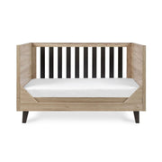 Tutti Bambini Cot Bed Distressed Oak / Slate Grey