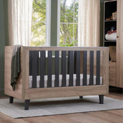 Tutti Bambini Cot Bed Distressed Oak / Slate Grey