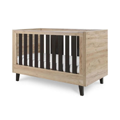 Tutti Bambini Cot Bed Distressed Oak / Slate Grey