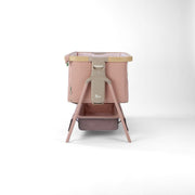 Tutti Bambini Cozee Air 2 Bedside Crib - Drifted Oak/Blush