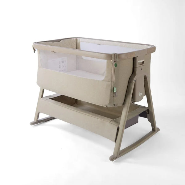 Tutti Bambini Cozee Air 2 Bedside Crib - Soft Walnut/Cocoa