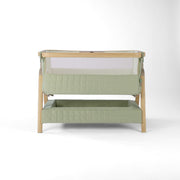 Tutti Bambini Cozee Sense Bedside Crib - Drifted Oak/Eucalyptus