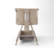 Tutti Bambini Cozee Sense Bedside Crib - Soft Walnut/Cocoa