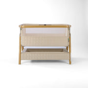 Tutti Bambini Cozee Sense Bedside Crib - Toasted Oak/Sand