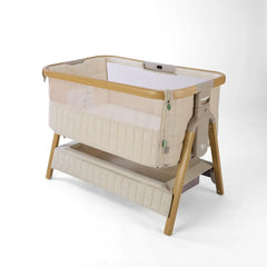 Tutti Bambini Cozee Sense Bedside Crib - Toasted Oak/Sand