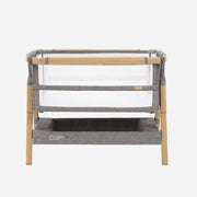 Tutti Bambini Cozee XL Bedside Crib & Cot - Oak/Charcoal