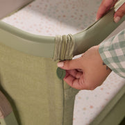 Tutti Bambini Cozee Zen Bedside Crib - Eucalyptus