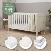 Tutti Bambini Essentials Alba Cot Bed, Mattress & Bedding Bundle