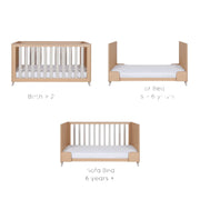 Tutti Bambini Fika 3pc Room Set - Light Oak/White Sand