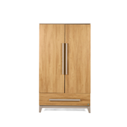 Tutti Bambini Halle Wardrobe - Golden Oak / Mushroom