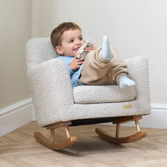 Tutti Bambini Jonah Mini Me Children's Rocking Chair - Boucle Mushroom