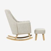 Tutti Bambini Jonah Rocking Chair & Foot Stool Set - Pebble