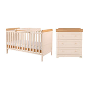 Tutti Bambini Rio 2 Piece Nursery Furniture Set - Cashmere/Honey Oak