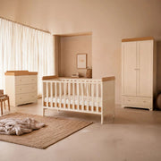 Tutti Bambini Rio 3 Piece Nursery Furniture Set - Cashmere/Honey Oak