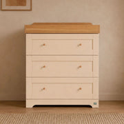 Tutti Bambini Rio 3 Piece Nursery Furniture Set - Cashmere/Honey Oak