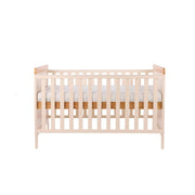 Tutti Bambini Rio Cot Bed with Cot Top Changer & Mattress - Cashmere/Honey Oak
