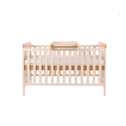 Tutti Bambini Rio Cot Bed with Cot Top Changer & Mattress - Cashmere/Honey Oak