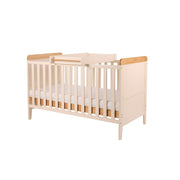 Tutti Bambini Rio Cot Bed with Cot Top Changer & Mattress - Cashmere/Honey Oak