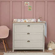 Tutti Bambini Verona 3 Piece Room Set - Dove Grey/Oak
