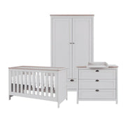 Tutti Bambini Verona 3 Piece Room Set - Dove Grey/Oak