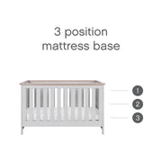Tutti Bambini Verona 3 Piece Room Set - Dove Grey/Oak