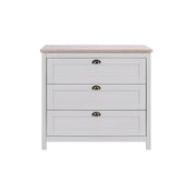 Tutti Bambini Verona 3 Piece Room Set - Dove Grey/Oak