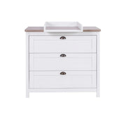 Tutti Bambini Verona 3 Piece Room Set - White/Oak