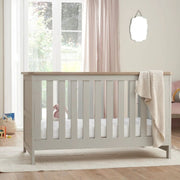 Tutti Bambini Verona 3pc Room Set with Pocket Sprung Mattress - Dove Grey/Oak