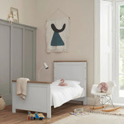 Tutti Bambini Verona 3pc Room Set with Pocket Sprung Mattress - White/Oak