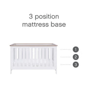 Tutti Bambini Verona 3pc Room Set with Pocket Sprung Mattress - White/Oak