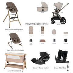 Venicci All Stage Bundle - Pebble